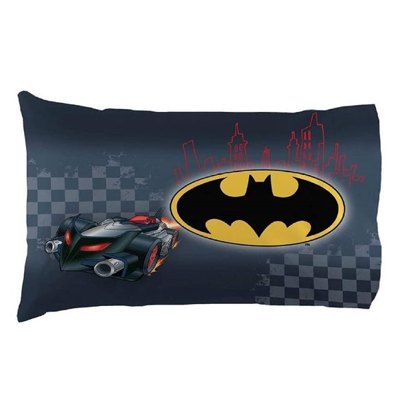 new Batman Guardian Speed Super-Soft 3-piece Twin Sheet Set - Black, Gray, Blue - Picture 12 of 15